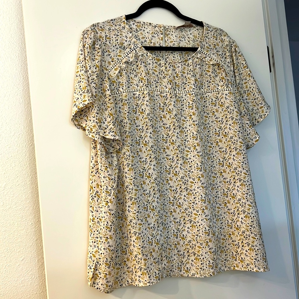 Loft white blouse